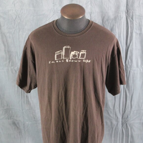 Band Shirt - Small Brown Bike Amp Graphic - Men's Extra-Large - Picture 3 of 7
